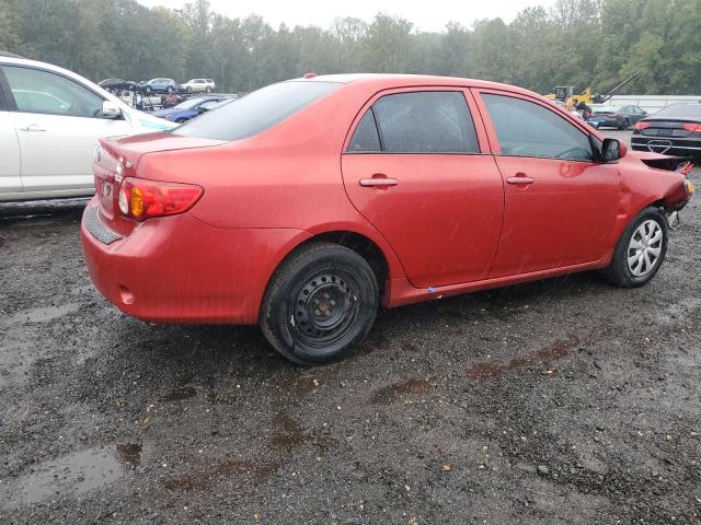 2T1BU4EEXAC521520 - 2010 TOYOTA COROLLA BASE Қызыл фото 3