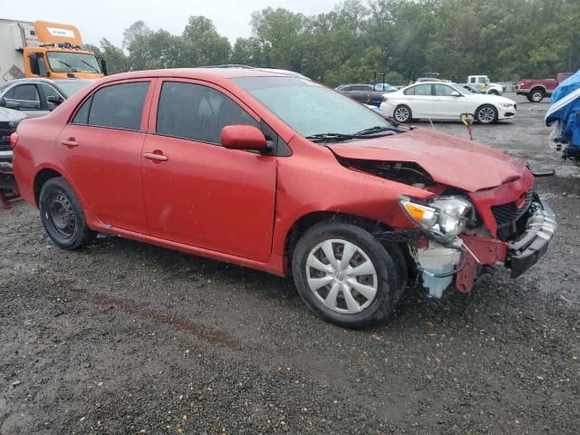 2T1BU4EEXAC521520 - 2010 TOYOTA COROLLA BASE Қызыл фото 4