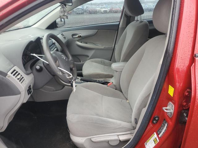 2T1BU4EEXAC521520 - 2010 TOYOTA COROLLA BASE Қызыл фото 7