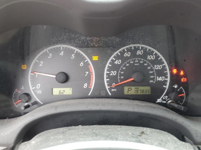 2T1BU4EEXAC521520 - 2010 TOYOTA COROLLA BASE Қызыл фото 9