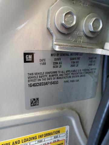 1G4GC5EG9AF164933 - 2010 BUICK LACROSSE CXL ذهبي صورة 13