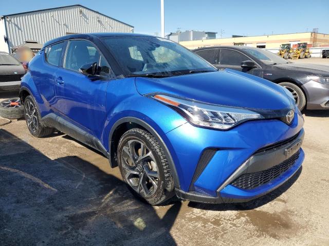 JTNKHMBX5M1118172 - 2021 TOYOTA C-HR XLE ლურჯი ფოტო 4