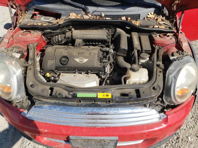 WMWSU3C51BT094538 - 2011 MINI COOPER RED photo 11