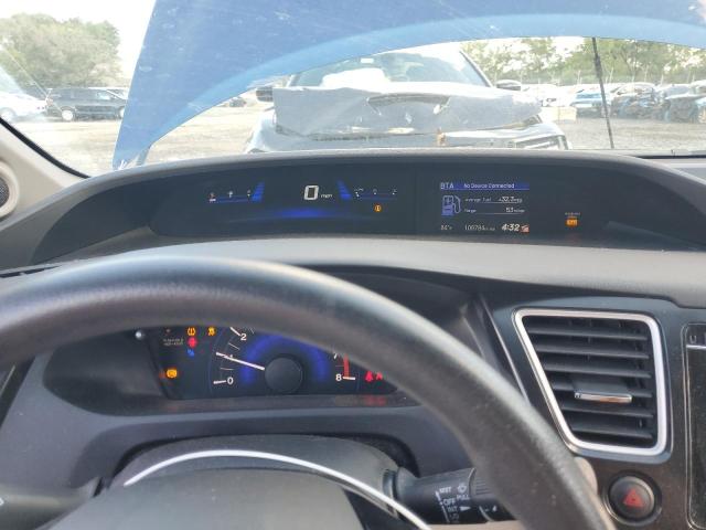 19XFB2F86EE225583 - 2014 HONDA CIVIC EX BLUE photo 9
