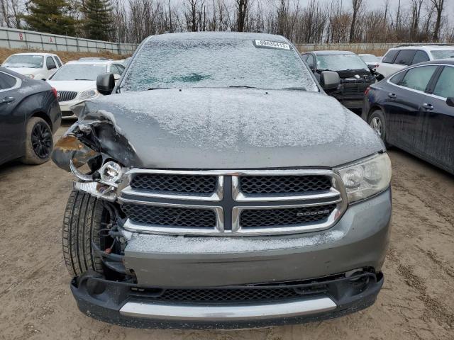 1D4RE4GG5BC667508 - 2011 DODGE DURANGO CREW GRAY photo 5