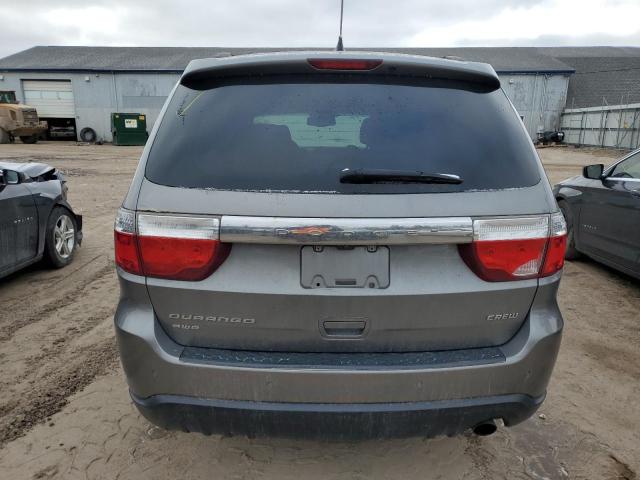 1D4RE4GG5BC667508 - 2011 DODGE DURANGO CREW GRAY photo 6