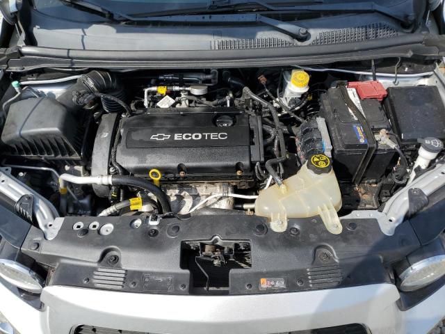 1G1JC5SH0D4118245 - 2013 CHEVROLET SONIC LT ვერცხლისფერი ფოტო 11