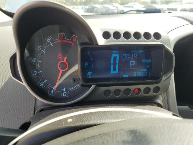 1G1JC5SH0D4118245 - 2013 CHEVROLET SONIC LT ვერცხლისფერი ფოტო 9