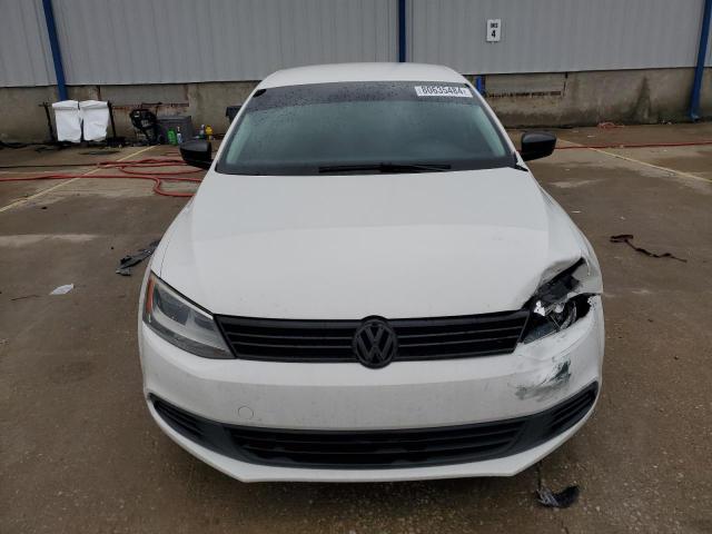 3VW2K7AJ1CM352702 - 2012 VOLKSWAGEN JETTA BASE WHITE photo 5