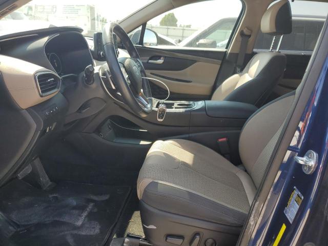 5NMS6DAJ3MH372413 - 2021 HYUNDAI SANTA FE SEL BLUE photo 7