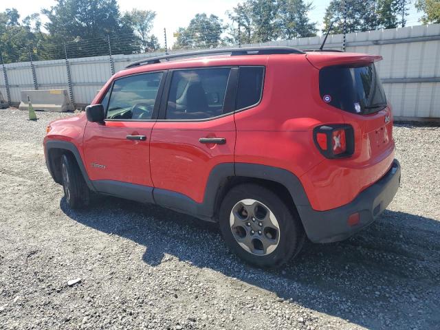 ZACCJAAW5GPD60825 - 2016 JEEP RENEGADE SPORT RED photo 2