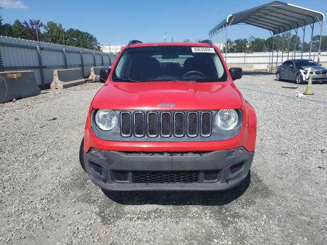 ZACCJAAW5GPD60825 - 2016 JEEP RENEGADE SPORT RED photo 5