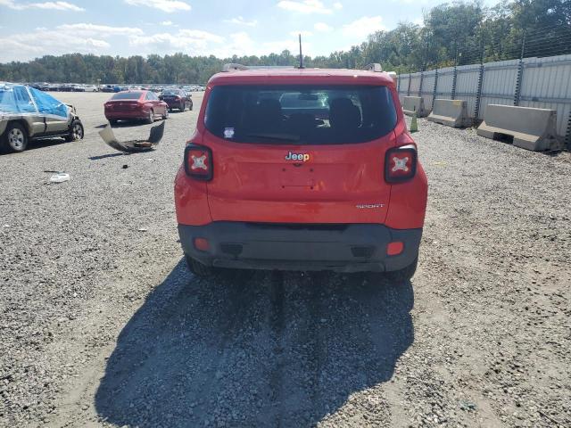 ZACCJAAW5GPD60825 - 2016 JEEP RENEGADE SPORT RED photo 6