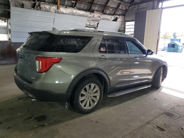 1FMSK8FH3LGA42586 - 2020 FORD EXPLORER LIMITED Grau Foto 3