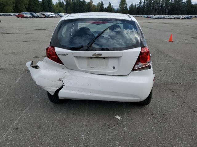 KL1TD66618B115391 - 2008 CHEVROLET AVEO BASE Սպիտակ լուսանկար 6