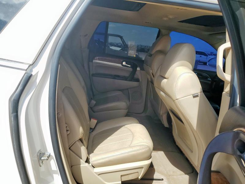 5GAKRBED7BJ222779 - 2011 BUICK ENCLAVE CXL WHITE photo 11