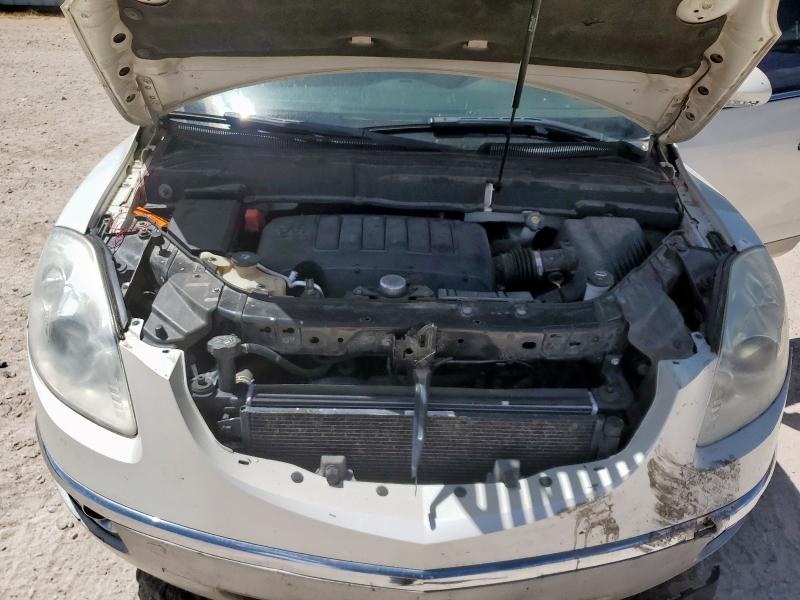 5GAKRBED7BJ222779 - 2011 BUICK ENCLAVE CXL WHITE photo 12