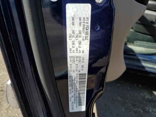 2C4RC1BG6GR200704 - 2016 CHRYSLER TOWN & COU TOURING ლურჯი ფოტო 13