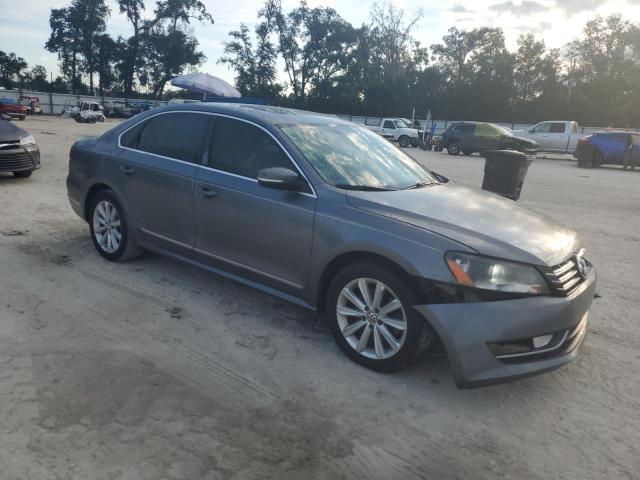 1VWCP7A30DC070738 - 2013 VOLKSWAGEN PASSAT SEL Сұр фото 4