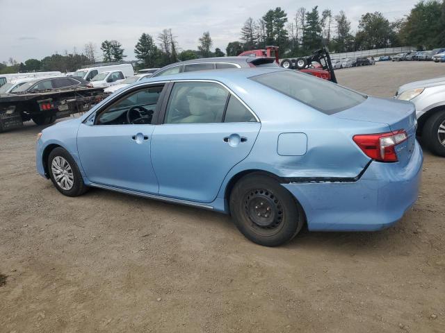 4T4BF1FK3DR308706 - 2013 TOYOTA CAMRY L BLUE photo 2