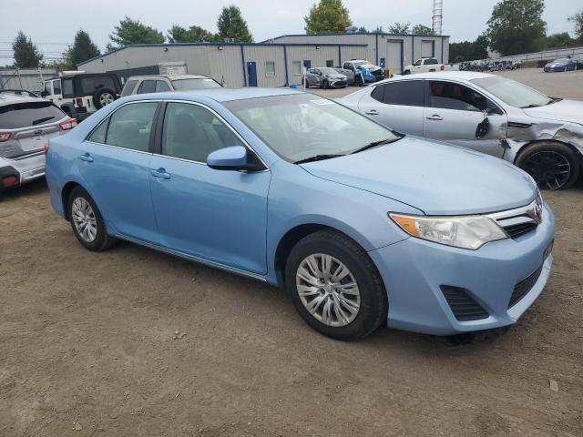 4T4BF1FK3DR308706 - 2013 TOYOTA CAMRY L BLUE photo 4