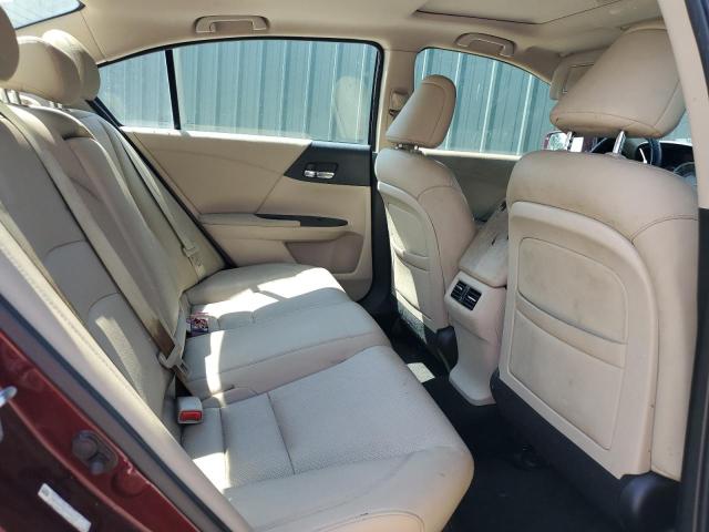 1HGCR2F82DA232726 - 2013 HONDA ACCORD EXL BURGUNDY photo 10