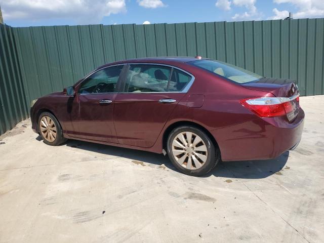1HGCR2F82DA232726 - 2013 HONDA ACCORD EXL BURGUNDY photo 2