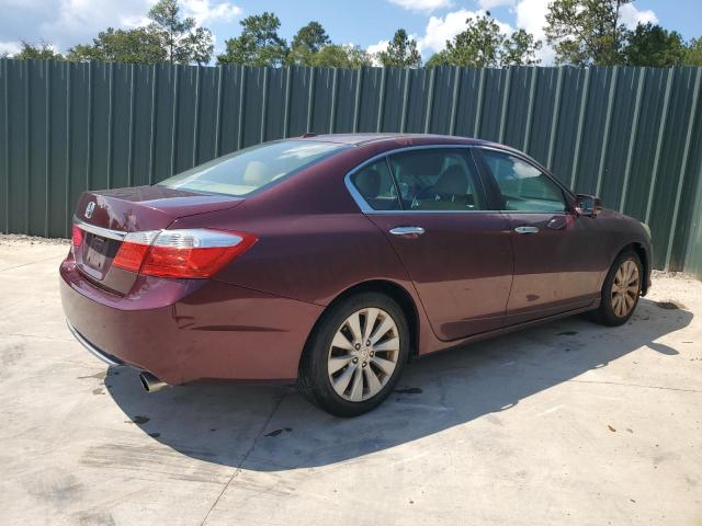 1HGCR2F82DA232726 - 2013 HONDA ACCORD EXL BURGUNDY photo 3