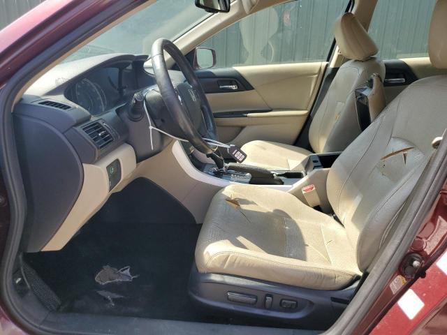 1HGCR2F82DA232726 - 2013 HONDA ACCORD EXL BURGUNDY photo 7