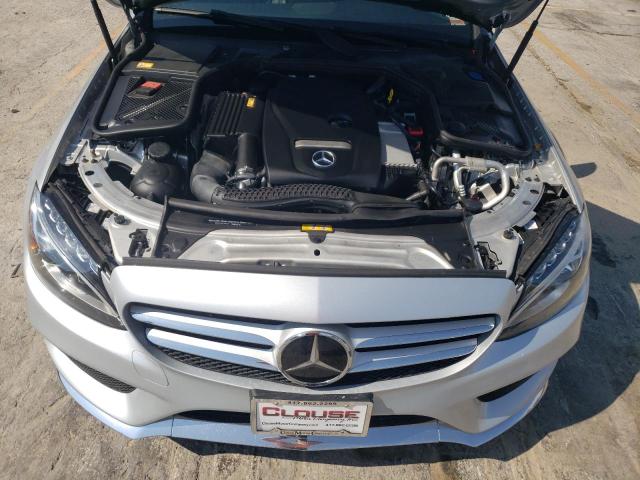 55SWF4KB5FU041523 - 2015 MERCEDES-BENZ C 300 4MATIC SILVER photo 11