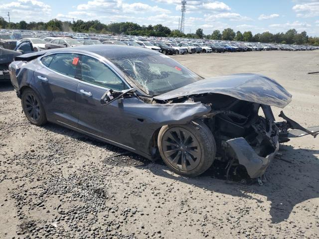 5YJSA1E23MF423765 - 2021 TESLA MODEL S Grau Foto 4