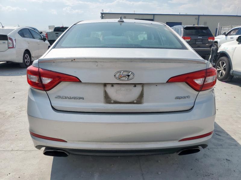 5NPE34AF1GH424159 - 2016 HYUNDAI SONATA SPORT SILVER photo 6