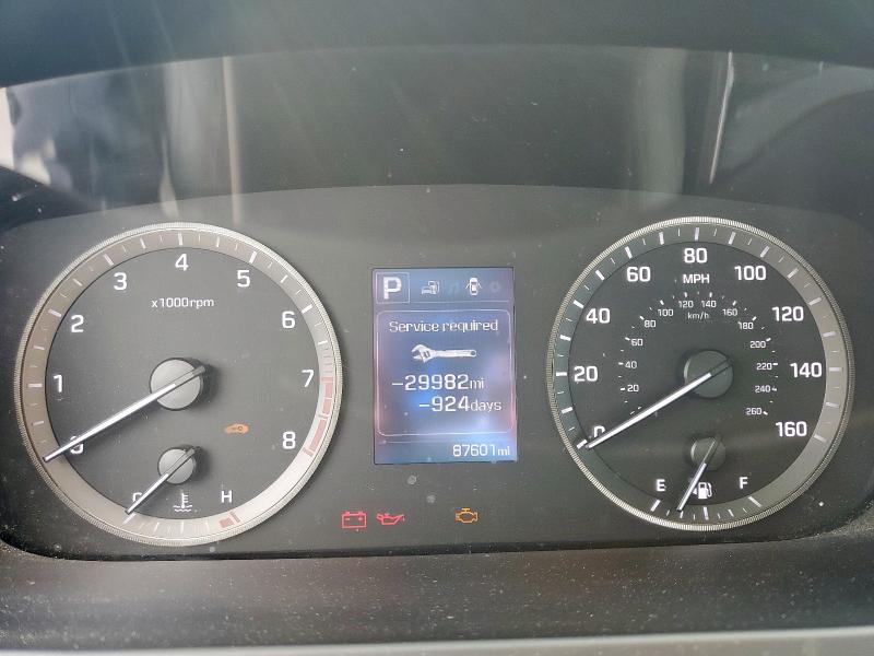 5NPE34AF1GH424159 - 2016 HYUNDAI SONATA SPORT SILVER photo 9