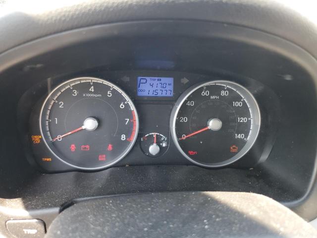 KMHCN4AC0BU607828 - 2011 HYUNDAI ACCENT GLS თეთრი ფოტო 9