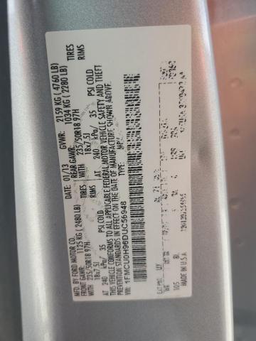 1FMCU0H96DUC56948 - 2013 FORD ESCAPE SEL 银色 照片 13