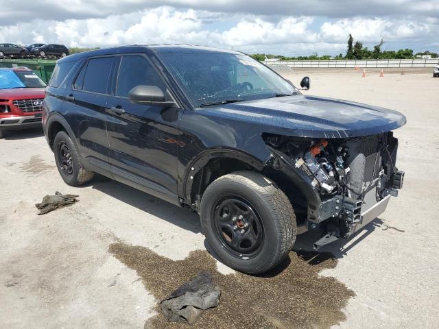 1FM5K8AW9NNA03373 - 2022 FORD EXPLORER POLICE INTERCEPTOR Siyah fotoğraf 4