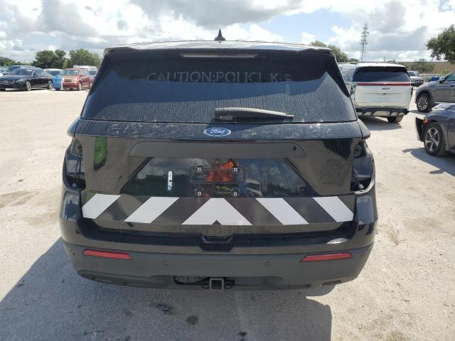 1FM5K8AW9NNA03373 - 2022 FORD EXPLORER POLICE INTERCEPTOR Siyah fotoğraf 6