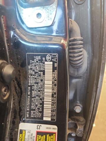 2T1BU4EE0CC769682 - 2012 TOYOTA COROLLA BASE BLACK photo 12