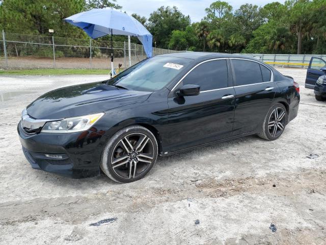 1HGCR2F54GA035244 - 2016 HONDA ACCORD SPORT BLACK photo 2