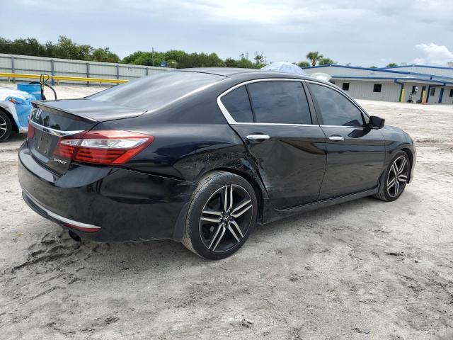 1HGCR2F54GA035244 - 2016 HONDA ACCORD SPORT BLACK photo 6