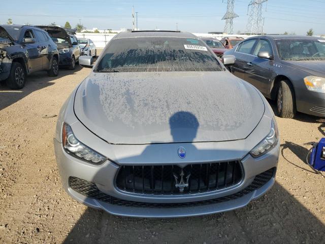 ZAM57RTA7E1090383 - 2014 MASERATI GHIBLI S SILVER photo 5