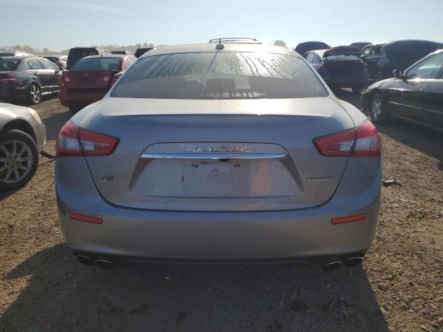 ZAM57RTA7E1090383 - 2014 MASERATI GHIBLI S SILVER photo 6