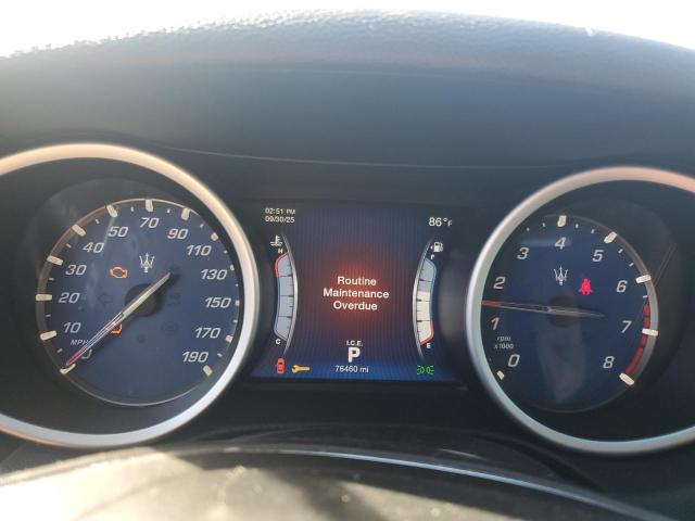 ZAM57RTA7E1090383 - 2014 MASERATI GHIBLI S SILVER photo 9