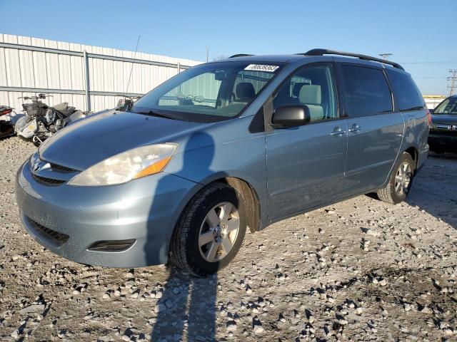 5TDZK23C07S074562 - 2007 TOYOTA SIENNA CE TURQUOISE photo 1