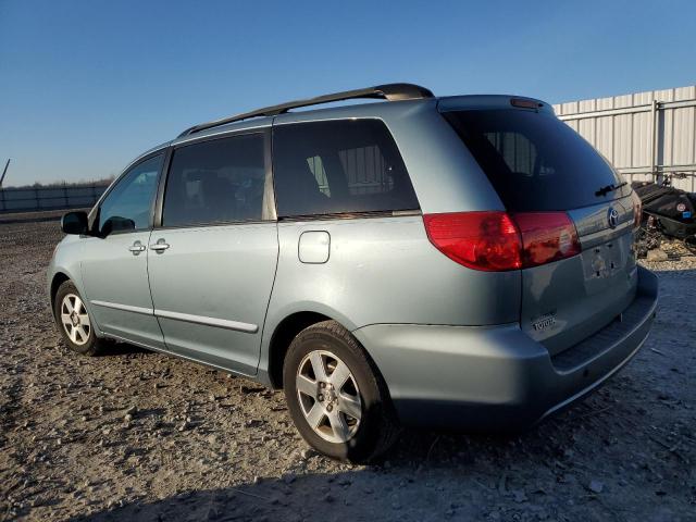 5TDZK23C07S074562 - 2007 TOYOTA SIENNA CE TURQUOISE photo 2