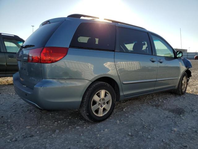 5TDZK23C07S074562 - 2007 TOYOTA SIENNA CE TURQUOISE photo 3