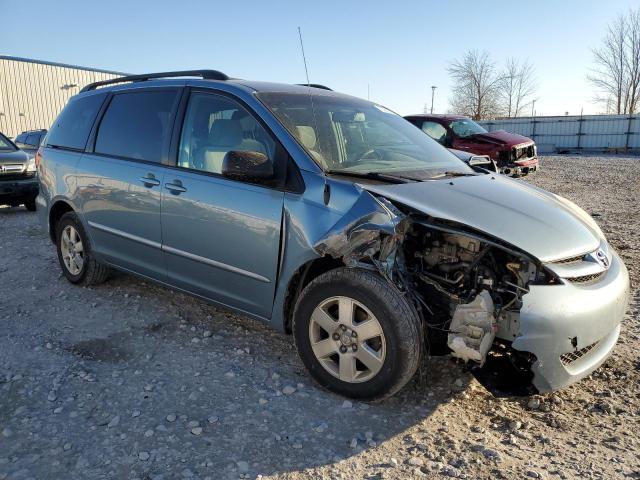 5TDZK23C07S074562 - 2007 TOYOTA SIENNA CE TURQUOISE photo 4