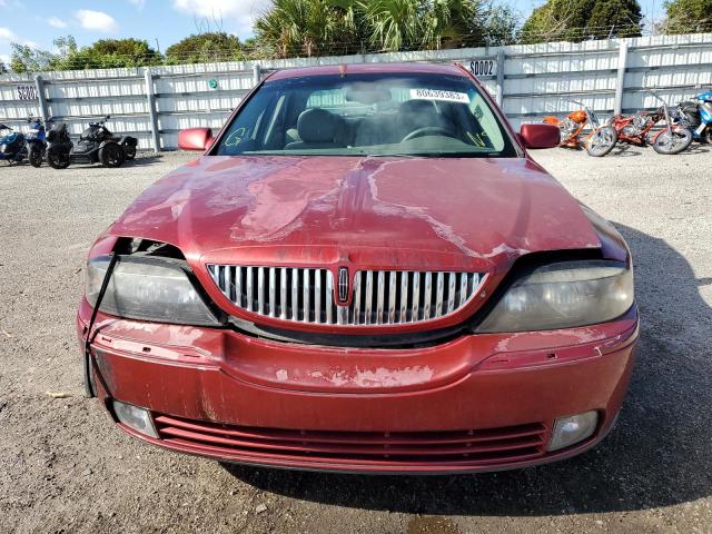 1LNHM86S14Y645788 - 2004 LINCOLN LS 红色 照片 5