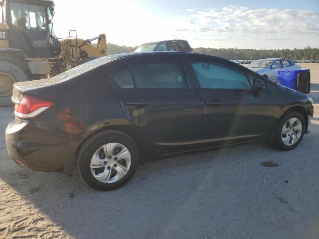 2HGFB2F5XDH526402 - 2013 HONDA CIVIC LX BLACK photo 3