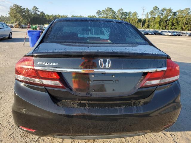 2HGFB2F5XDH526402 - 2013 HONDA CIVIC LX BLACK photo 6